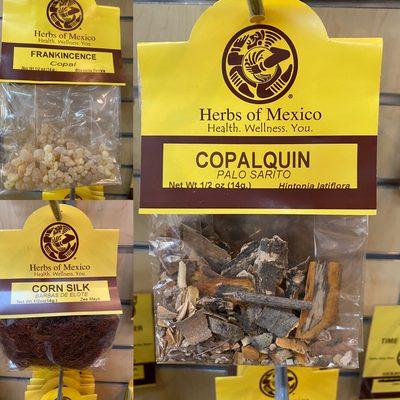 Herbs of the Day: frankincense copal #cornsilk barbasdeelote copalquin