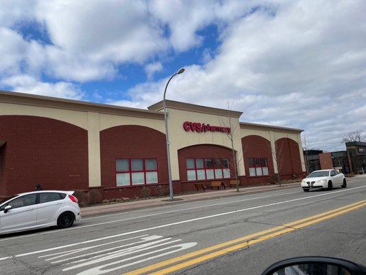 Berkley CVS as seen from the Coolidge side.