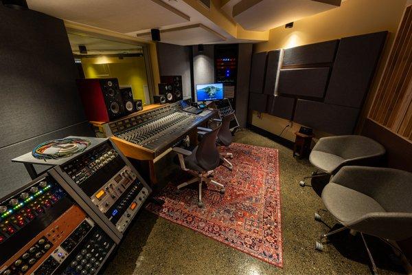 Studio A's control room