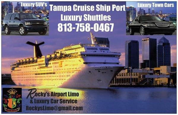 Shuttles to & from Tampa Cruise Ship Port