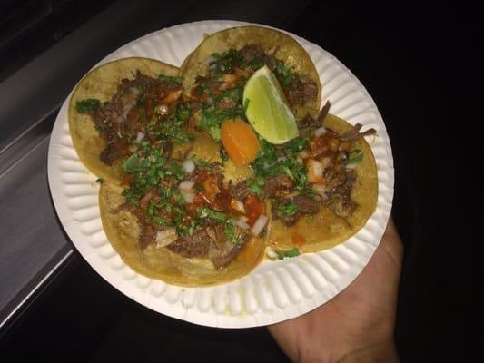 Midnight Snack - Barbacoa Tacos!