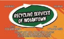 Recycling Services of Indiantown  15803 SW Farms Road Indiantown, FL 34957 772-248-2052  #MartinCountyScrapYard  #1ScrapYard #WeBuy