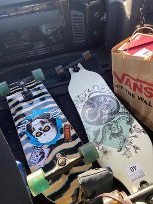 New boards and gear