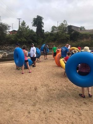 Family tubing trip