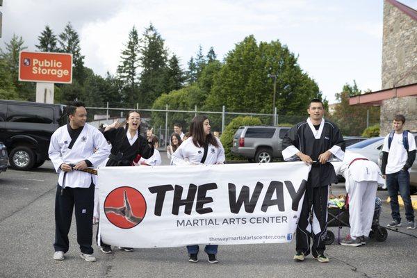 Getting ready for MV days parade