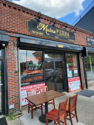 Outside of Matese Pizzeria