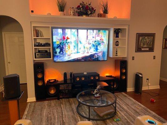 Entertainment center cabinets