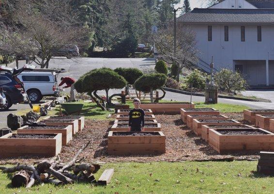 We're building a Community Garden!
 "5th Ave Community Garden"-  opening soon!