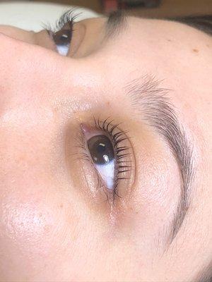 Beautiful lash lift