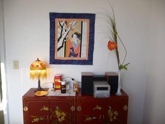 Treatment rooms are beautifully decorated.