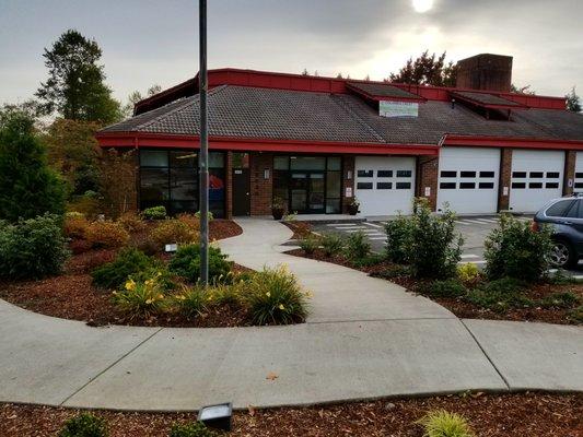 School located in old fire station building