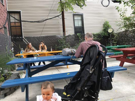 Backyard seating