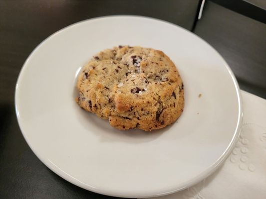 Classic salted caramel chocolate chip cookie.