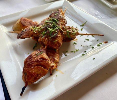 Chicken skewers