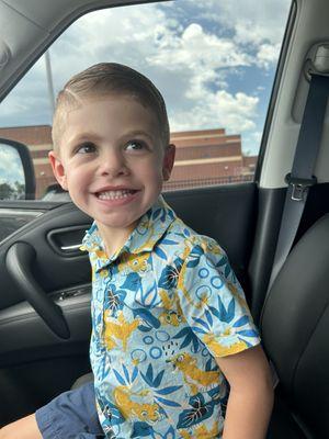 Best haircut my little man has ever had!