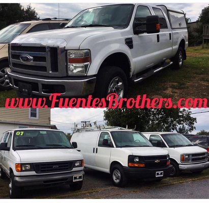 Need a Cargo van, work truck or passenger van ?! Come to Fuentes Brothers Auto Sale & get instant approval call 410-799-3672 for more info