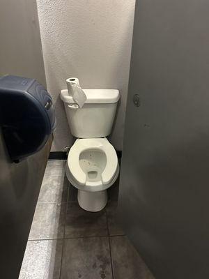 This is the restroom that was denied to be used by a company driver