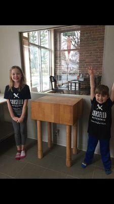 My dear friends in EASTHAMPTON,Mass opened their first dream business! How cute are their kids?!