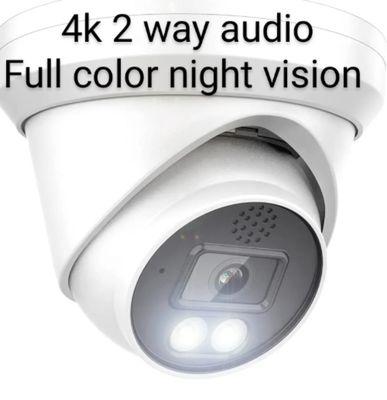 4k 2way audio full color night vision camera