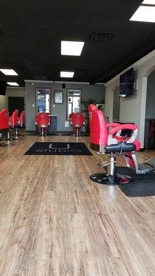 Inside the salon