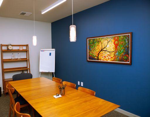 Interior commercial office painting