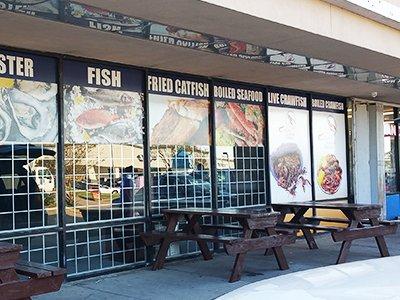 Restaurant Window Graphics Solution