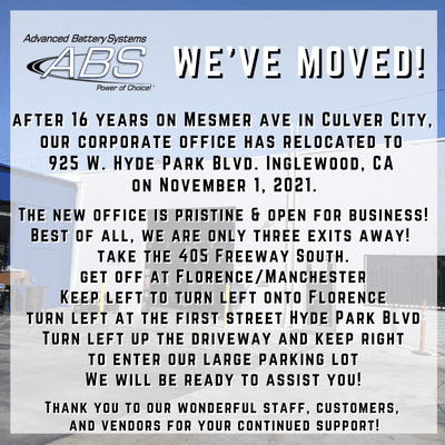 We've Moved!