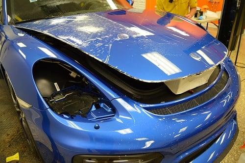 Porsche Gt4 paint protection film installation Sarasota.