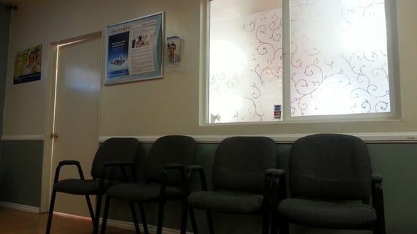 Inside the waiting room