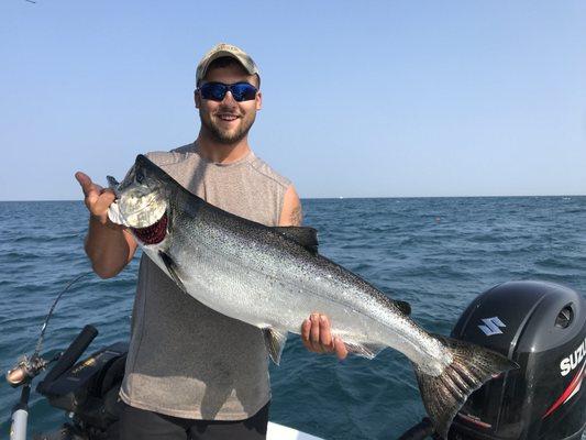 These are great on the grill. He will need a bigger freezer