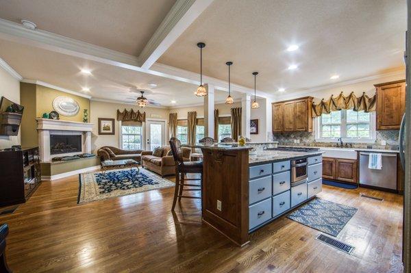 Gourmet custom chefs kitchen is where your heart just melts for more of this home! 312 Blue Bonnet