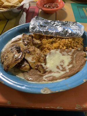 Loco pollo lunch special