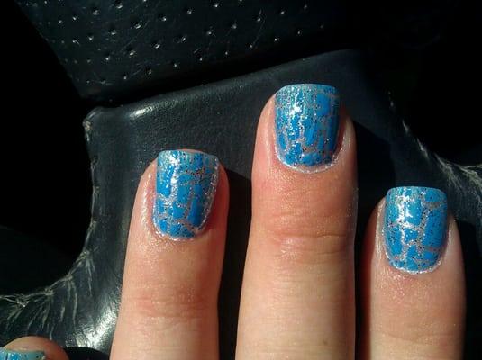 Blue crackle