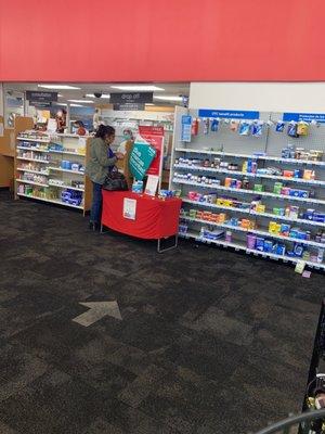 The check in to prescription area!