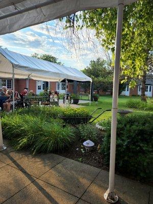 The courtyard