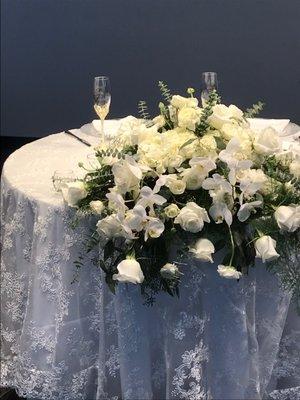 Seeetheart table arrangement