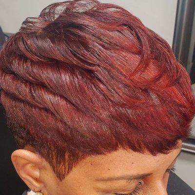 Cranberry fusion with haircut