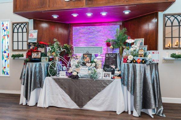 Celebration of Life with Life Story Table