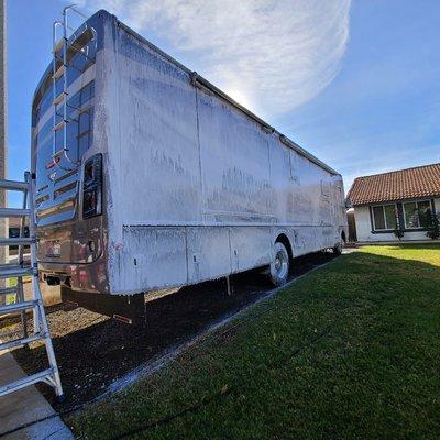 Foam Wash on this 35 foot rv