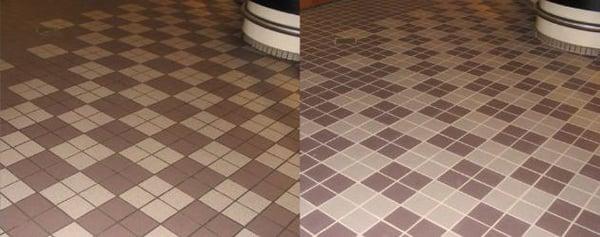 Grout Restoration Care - Before & After