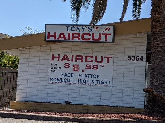 Tony's Haircut