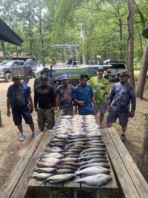 5 hours of fishing on Broken Bow Lake