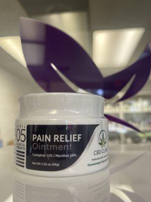 Don't let pain stop you from having fun this summer, stop by to try our CBD pain relief Ointment.