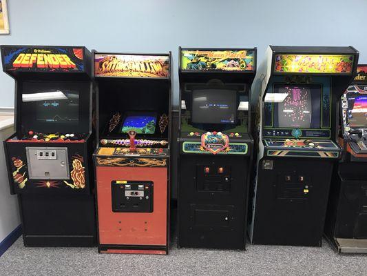 Original arcade games from the 1980's