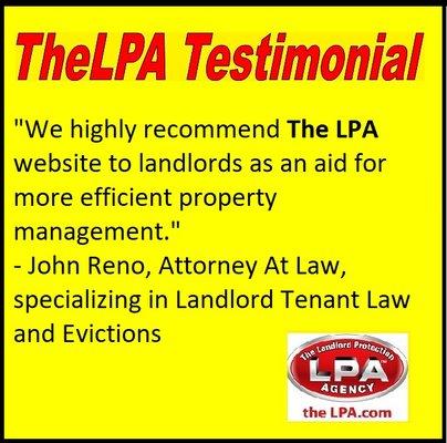 The LPA Testimonial
 *****