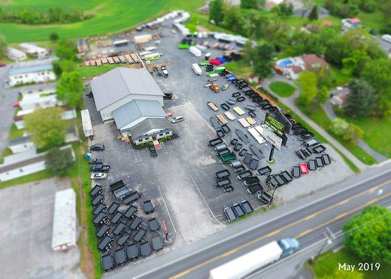 Brechbill Trailer Sales Aerial - Over head shot of shop sky view top photo of Shop Blur (May 2019 Update)