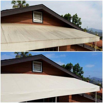 Don't let mold and mildew ruin the beauty of your awnings. Give us a call!