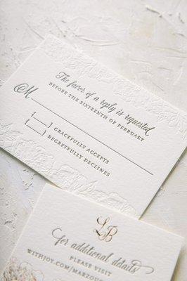 Rugg Road wedding invitations