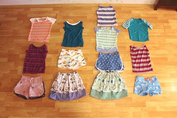 100% Kid Made clothes from Sew Fashionable Camp 1