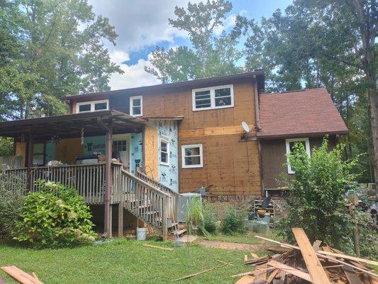 Siding and windows